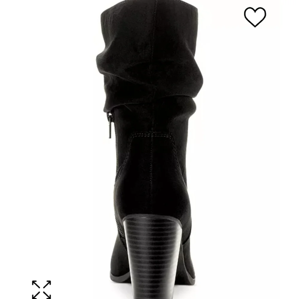 Style & Co Saraa Slouch Mid-shaft Boots Black -11 - Picture 3 of 5